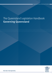 The Queensland Legislation Handbook