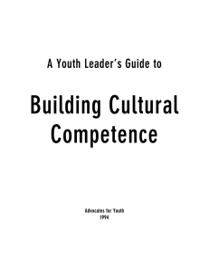 A Youth Leader's Guide to Building Cultural Competence