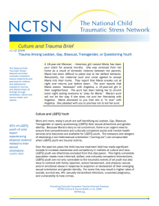 Culture and Trauma Brief - National Child Traumatic Stress Network