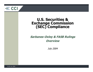 SOX FASB Overview 2