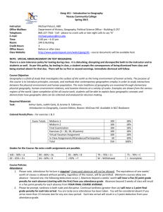Geog 101 – Introduction to Geography Nassau Community College