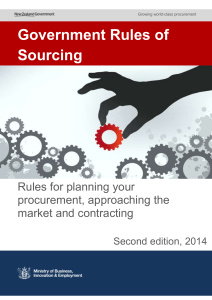 Government Rules of Sourcing