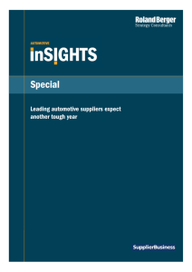 Automotive inSIGHTS Special 4/2006