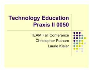 Praxis II: Technology Education Study Guide