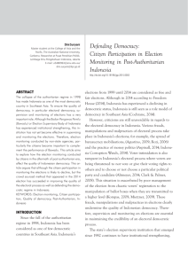 Defending Democracy: Citizen Participation in Election Monitoring in