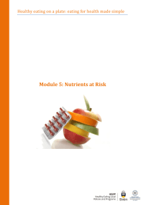Module 5: Nutrients at Risk