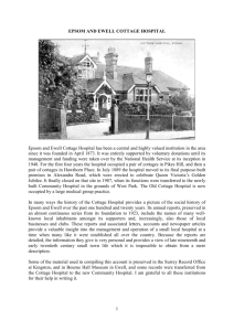 Cottage Hospital - The Epsom and Ewell History Explorer Website