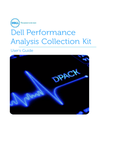 Dell Performance Analysis Collection Kit