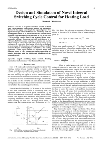 8. Design and Simulation of Novel Integral Switching Cycle Control