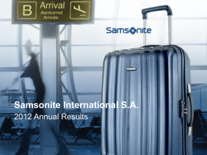 Samsonite International S.A.