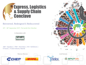 online brochure - Express Logistics & Supply Chain Conclave