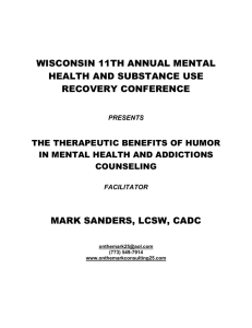 wisconsin 11th annual mental health and substance use