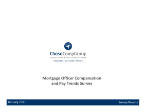 Mortgage Officer Compensation and Pay Trends Survey