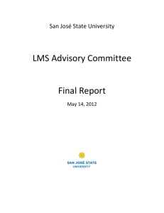 LMS Advisory Committee Final Report