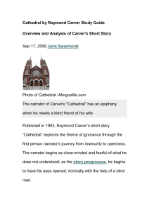 Cathedral by Raymond Carver Study Guide Overview and Analysis