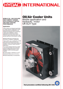 Oil/Air Cooler Units - HYDAC International