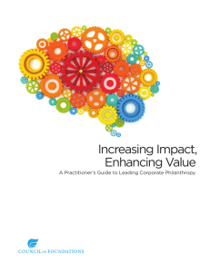 Increasing Impact, Enhancing Value