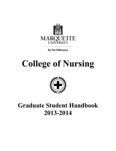 College of Nursing - Marquette University