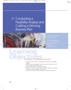 4 Conducting a Feasibility Analysis and Crafting a Winning Business