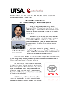 The Essence of Toyota Production System