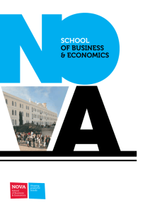 SCHOOL OF BUSINESS & ECONOMICS