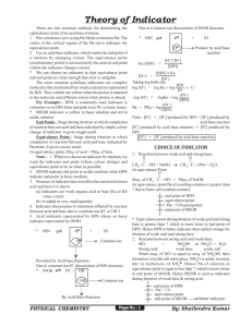 Double Indicator - Shailendra Kumar Chemistry