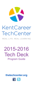2015-2016 Tech Deck - Kent Career Technical Center