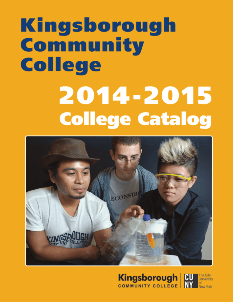 Catalog Kingsborough Community College