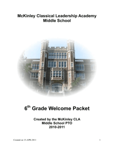 McKinley Classical Leadership Academy