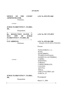 Philippine Supreme Court's March 2006 decision dismissing Judge