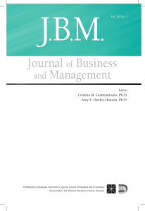 JBM (Volume 20, No. 1, 2014)