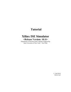 Xilinx ISE Simulation Tutorial