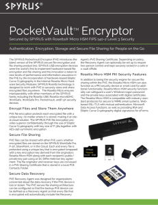 PocketVaultTM Encryptor