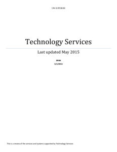 Technology Services - University of Wisconsin