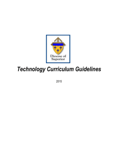 Technology Curriculum Guidelines