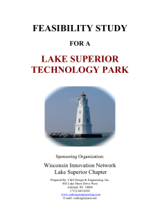 feasibility study lake superior technology park