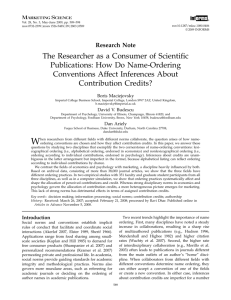 The Researcher as a Consumer of Scientific Publications