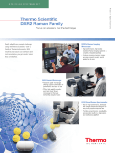 Thermo Scientific DXR2 Raman Family