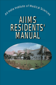 Residents' Manual