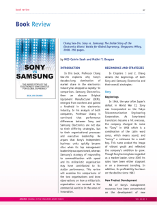 Sony vs. Samsung