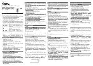 Installation and Maintenance Manual Simple Absolute Controller