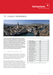 13. Living in Switzerland. - Switzerland Global Enterprise
