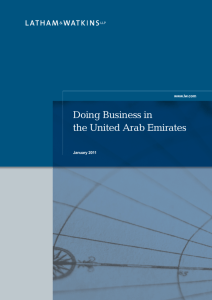 Doing Business in the United Arab Emirates