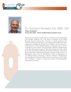 Dr. Francisco Montalvo Fiol, MBA, DM