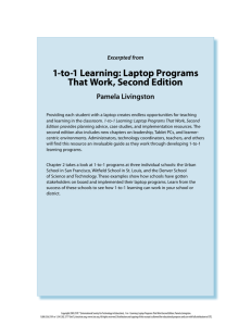 1-to-1 Learning: Laptop Programs That Work, Second Edition