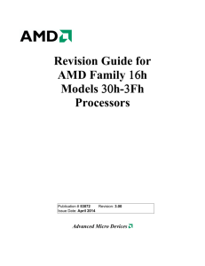 Revision Guide for AMD Family 16h Models 30h