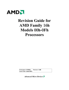 Revision Guide for AMD Family 16h Models 00h