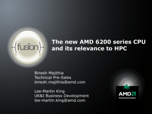 The new AMD 6200 series CPU and its relevance to HPC ()