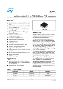 Hybrid controller (4+1) for AMD SVID and PVID processors