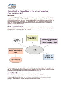 Extending the Capabilities of the Virtual Learning Environment (VLE)